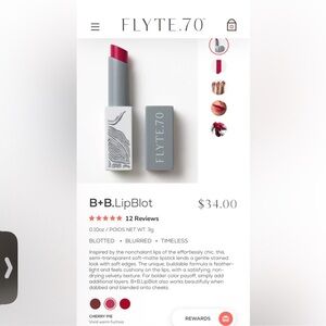 Flyte.70 LipBlot in Cherry Red